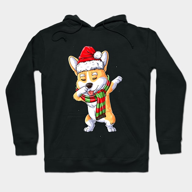 Corgi dance Christmas Hoodie by Risset